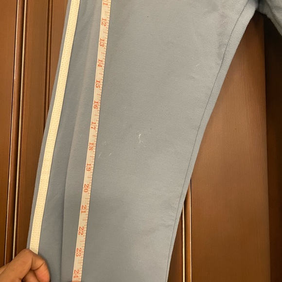 KOS USA Boot cut legging workout pants w/ track stripes - Picture 4 of 8